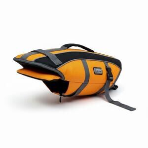 OUTWARD HOUND Small Dog Life Jacket RIPSTOP WITH RESCUE HANDLE ORANGE